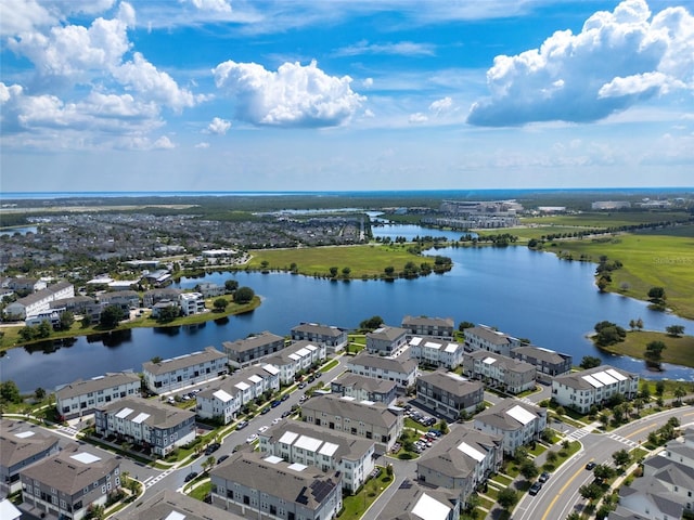 8484 Sperry St, Orlando, FL 32827 - aerial perspective of suburban area with a large body of water