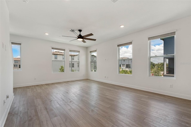 8484 Sperry St, Orlando, FL 32827 - spare room with ceiling fan, wood finished floors, and recessed lighting