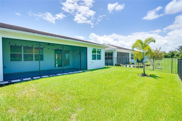 11695 SW Viridian Blvd, Port St Lucie, FL 34987 - view of yard featuring a ceiling fan