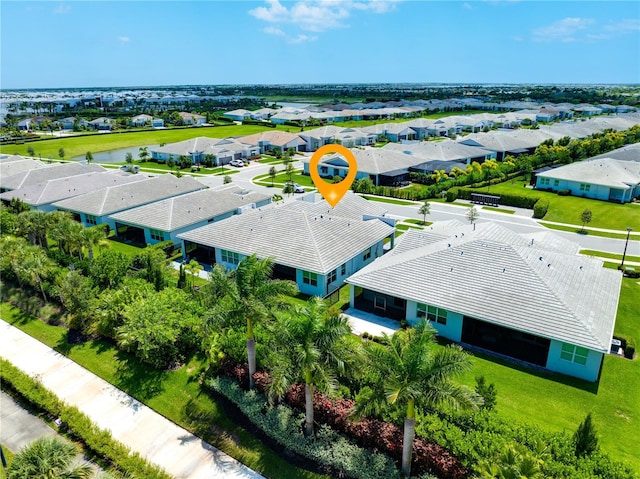 11695 SW Viridian Blvd, Port St Lucie, FL 34987 - aerial perspective of suburban area with a nearby body of water