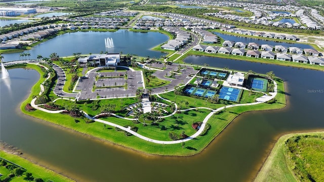 11695 SW Viridian Blvd, Port St Lucie, FL 34987 - aerial view of property's location featuring a nearby body of water and nearby suburban area