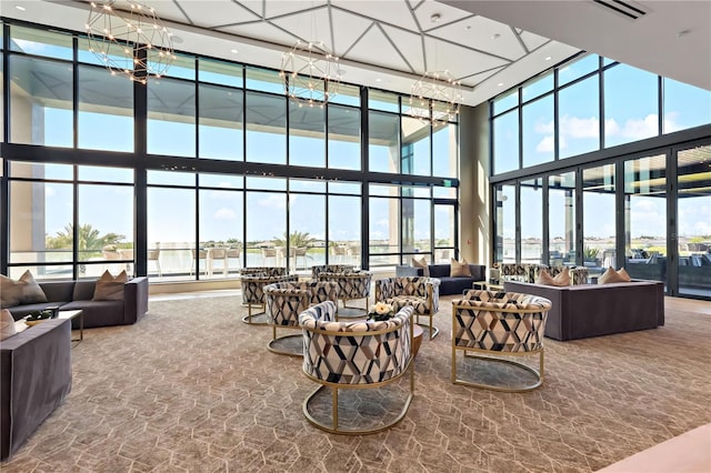 11695 SW Viridian Blvd, Port St Lucie, FL 34987 - common area featuring a towering ceiling