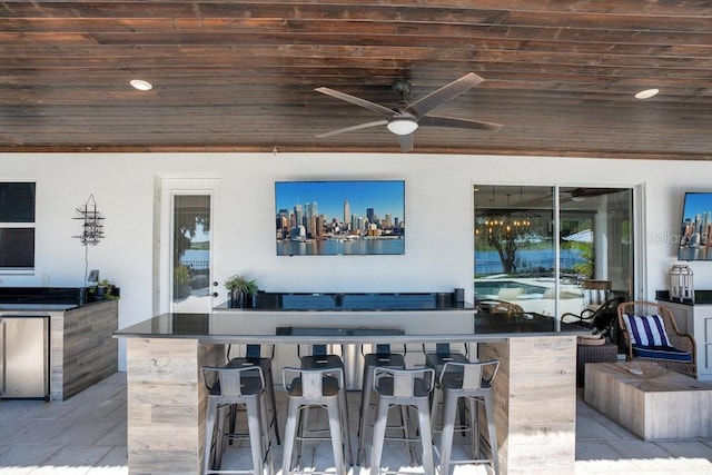 15787 Tangerine Dream Ct, Winter Garden, FL 34787 - view of patio / terrace with ceiling fan