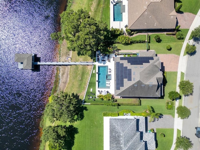 15787 Tangerine Dream Ct, Winter Garden, FL 34787 - aerial view of property's location featuring a pool area and a nearby body of water