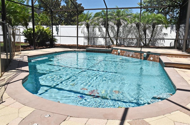 436 Skyview Pl, Chuluota, FL 32766 - view of pool with a lanai, a fenced backyard, and a patio area