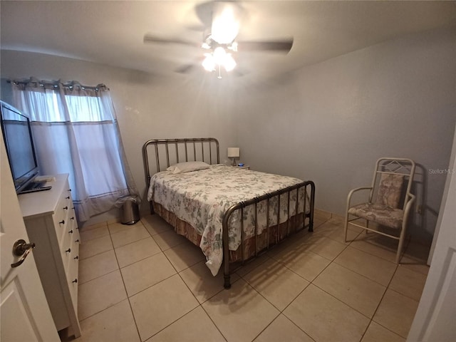8509 SW 136th Loop, Ocala, FL 34473 - bedroom featuring light tile patterned flooring and ceiling fan