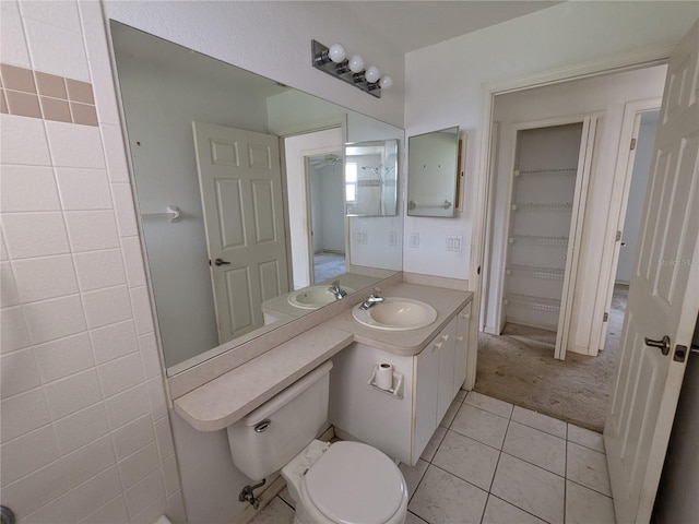 1140 Belmar Ave, Port Charlotte, FL 33948 - bathroom with vanity and tile patterned flooring