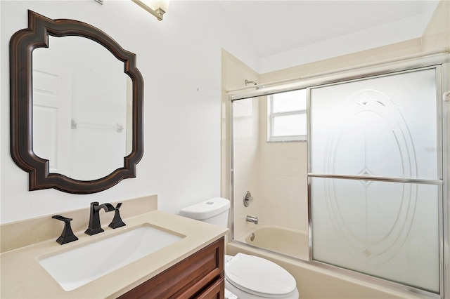 9003 Pecky Cypress Way, Orlando, FL 32836 - bathroom with vanity and combined bath / shower with glass door