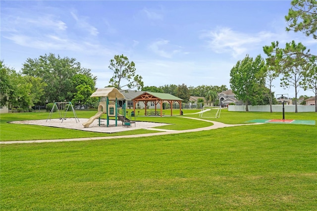 9003 Pecky Cypress Way, Orlando, FL 32836 - communal playground featuring a gazebo