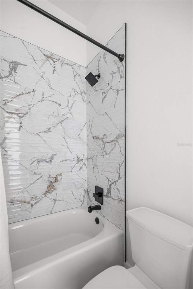 2212 SW 210th Ave, Dunnellon, FL 34431 - bathroom featuring toilet and tub / shower combination