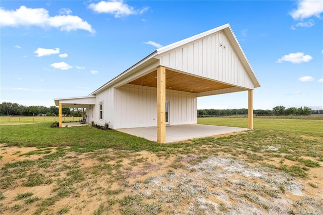 2212 SW 210th Ave, Dunnellon, FL 34431 - view of yard with a patio area, a carport, and a rural view