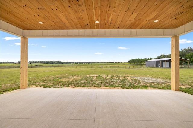 2212 SW 210th Ave, Dunnellon, FL 34431 - view of patio / terrace featuring a view of rural / pastoral area