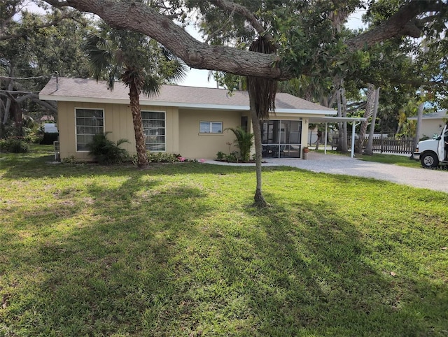 417 Shore Rd, Nokomis, FL 34275 - ranch-style house featuring driveway