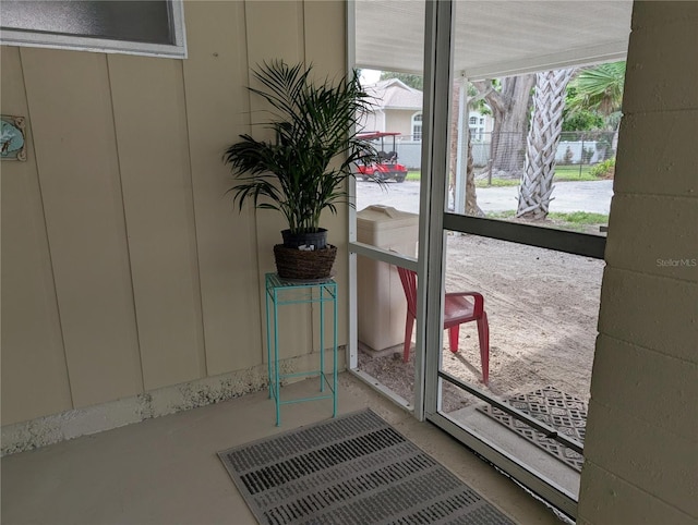 417 Shore Rd, Nokomis, FL 34275 - view of unfurnished sunroom