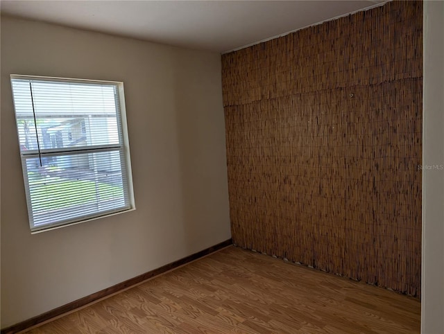 417 Shore Rd, Nokomis, FL 34275 - empty room featuring light wood finished floors and baseboards