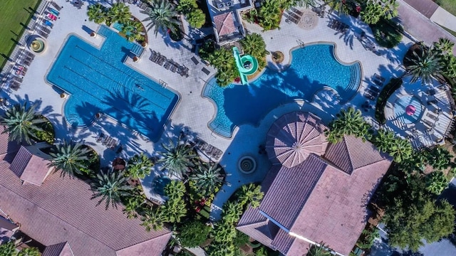 3504 Shorewood Dr, Kissimmee, FL 34746 - drone / aerial view of a pool