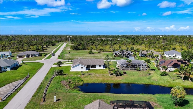 142 Broadmoor Ln, Rotonda West, FL 33947 - aerial view of residential area with a nearby body of water