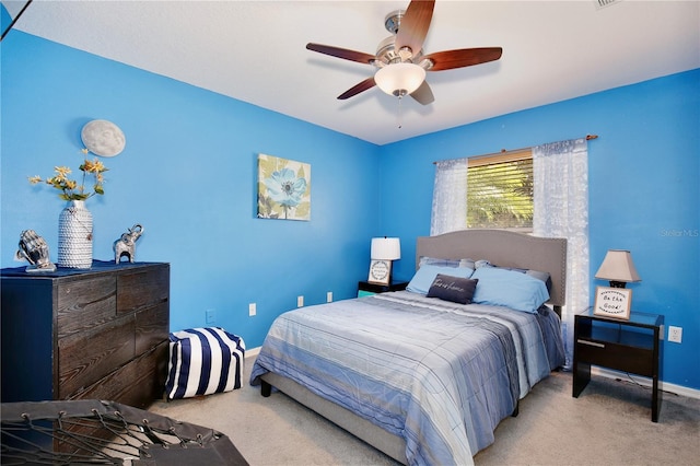 3415 Celena Cir, Saint Cloud, FL 34769 - bedroom with carpet and ceiling fan