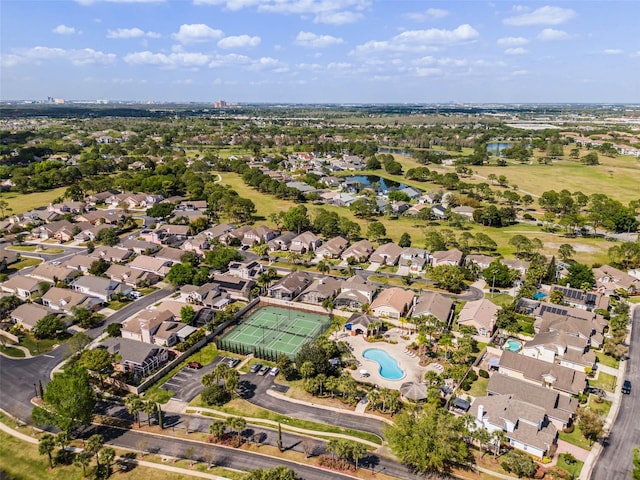 14558 Mandolin Dr, Orlando, FL 32837 - aerial view of property and surrounding area featuring a nearby body of water and a pool
