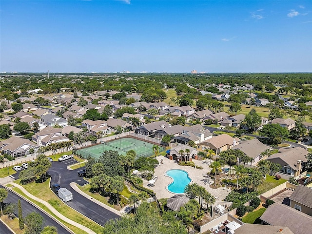 14558 Mandolin Dr, Orlando, FL 32837 - aerial perspective of suburban area featuring a pool area