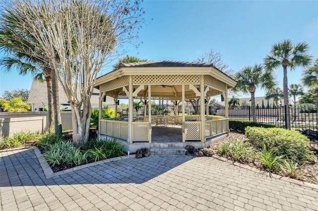 14558 Mandolin Dr, Orlando, FL 32837 - view of home's community featuring a gazebo and a patio