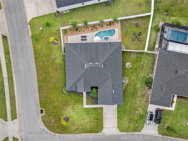 28 Noah Blvd, Flagler Beach, FL 32136 - bird's eye view of a pool area