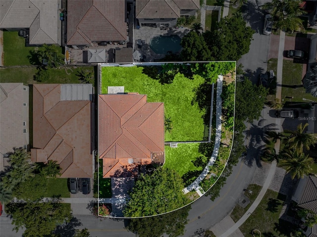12978 SW 26th St, Miramar, FL 33027 - aerial view of property's location with property boundaries highlighted