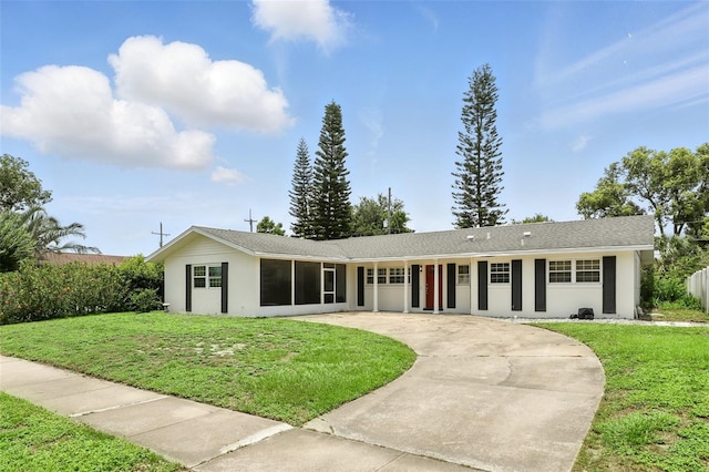 4611 Cranston Pl, Orlando, FL 32812 - single story home with a front lawn, stucco siding, and driveway