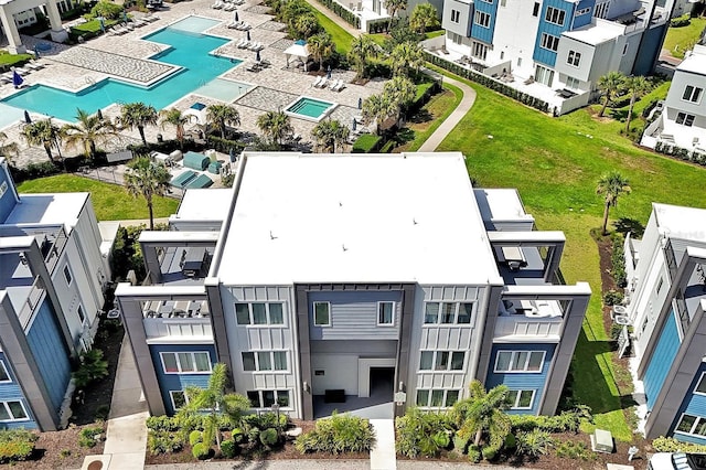 7770 Sandy Ridge Dr Unit 117, Reunion, FL 34747 - aerial view of residential area featuring a pool area