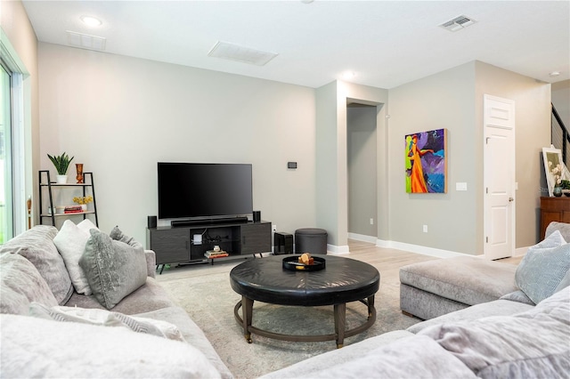8066 Ludington Cir, Orlando, FL 32836 - living room featuring wood finished floors and recessed lighting
