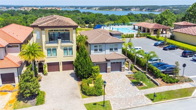 16210 Ravenna Ct, Montverde, FL 34756 - bird's eye view of a large body of water
