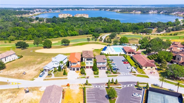 16210 Ravenna Ct, Montverde, FL 34756 - bird's eye view of a golf club and a large body of water