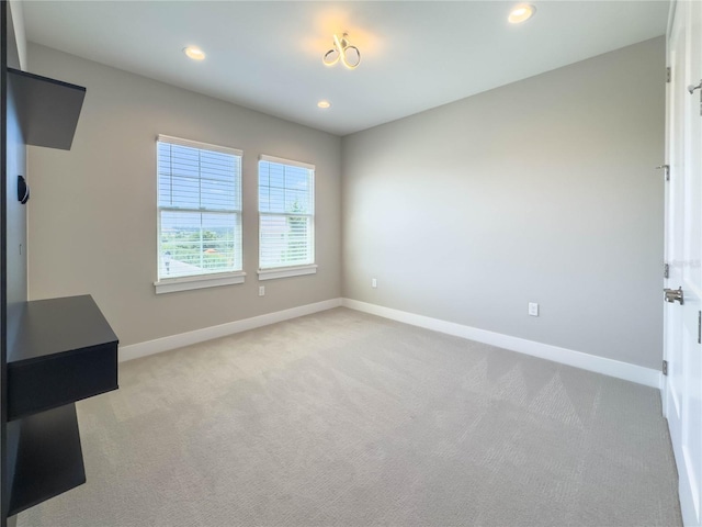 16210 Ravenna Ct, Montverde, FL 34756 - spare room with light carpet and recessed lighting
