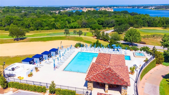16210 Ravenna Ct, Montverde, FL 34756 - bird's eye view of a nearby body of water and a local golf course