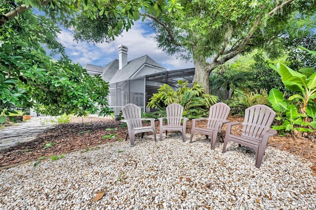 413 Harbour Oaks Pointe Dr, Edgewood, FL 32809 - view of yard with a lanai
