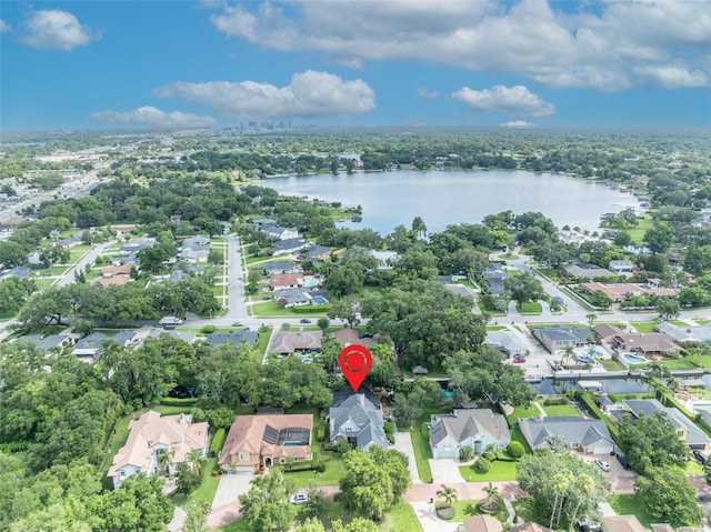 413 Harbour Oaks Pointe Dr, Edgewood, FL 32809 - aerial view of property's location with a nearby body of water and nearby suburban area