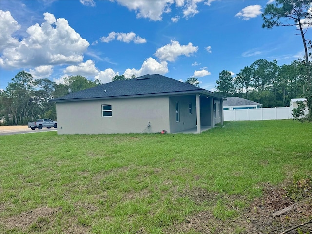 7215 N Westbrook Way, Citrus Springs, FL 34433 - back of property featuring stucco siding
