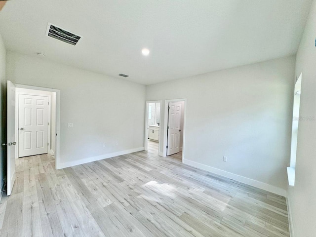 7215 N Westbrook Way, Citrus Springs, FL 34433 - spare room featuring baseboards and light wood-style flooring