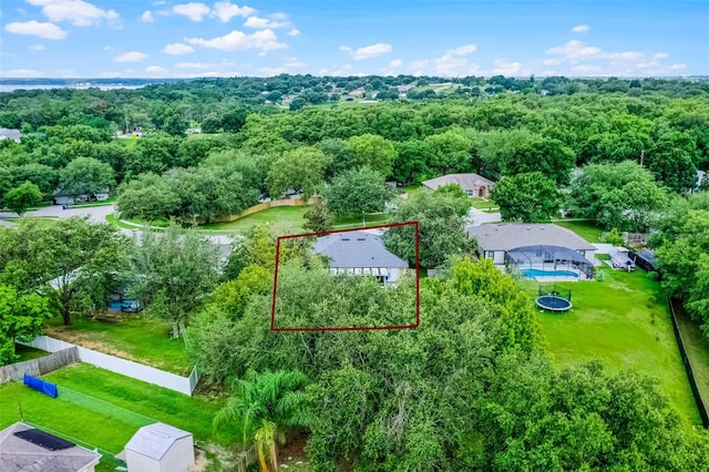 1113 Canopy Oaks Dr, Minneola, FL 34715 - aerial overview of property's location featuring property boundaries highlighted