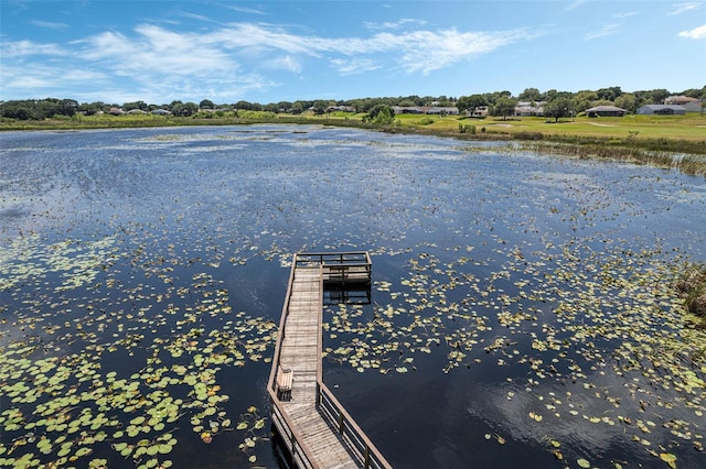25105 Laurel Valley Rd, Leesburg, FL 34748 - dock area featuring a water view