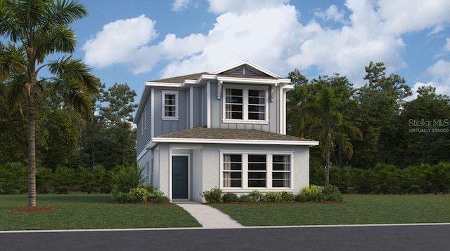 2099 Stake Out Way, Apopka, FL 32703 - view of front facade with a front lawn and board and batten siding