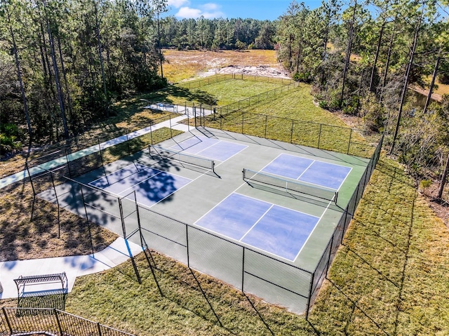 3337 Arch Ave, Ormond Beach, FL 32174 - view of tennis court