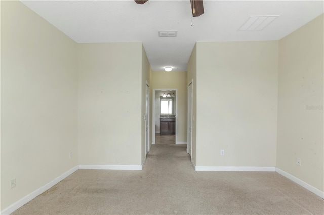 1269 Long Cove Loop Unit 1269, Davenport, FL 33896 - empty room with light colored carpet and ceiling fan