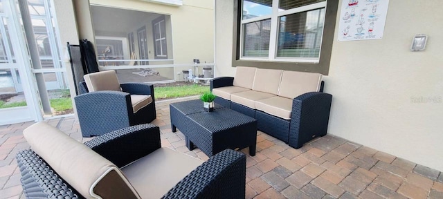 1201 Challenge Dr, Davenport, FL 33896 - view of patio with an outdoor hangout area