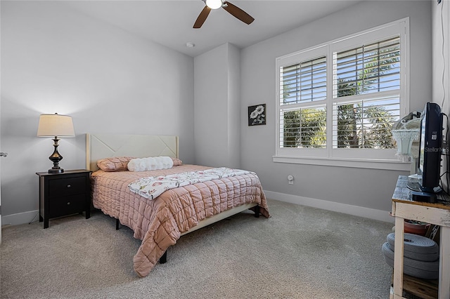 17290 Hickory Wind Dr, Clermont, FL 34711 - bedroom featuring carpet and a ceiling fan