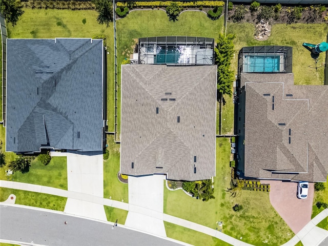 17290 Hickory Wind Dr, Clermont, FL 34711 - drone / aerial view of a pool