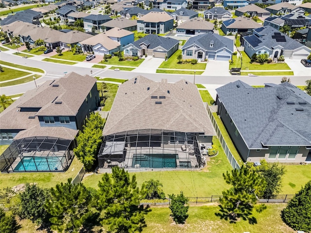 17290 Hickory Wind Dr, Clermont, FL 34711 - aerial view of residential area featuring a pool