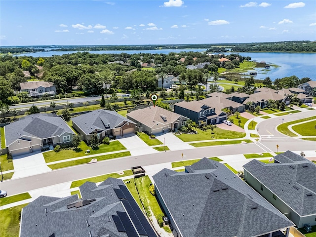 17290 Hickory Wind Dr, Clermont, FL 34711 - aerial view of residential area with a nearby body of water