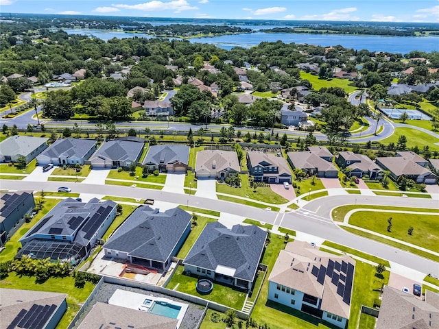 17290 Hickory Wind Dr, Clermont, FL 34711 - aerial view of residential area featuring a nearby body of water