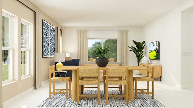 431 Puma Loop, Groveland, FL 34736 - dining room with plenty of natural light and light tile patterned floors